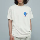 STUDIO SUNLIGHT WEB SHOPのぶーどぅーどーる（ブルー） オーガニックコットンTシャツ