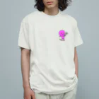 STUDIO SUNLIGHT WEB SHOPのぶーどぅーどーる（ピンク） オーガニックコットンTシャツ