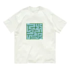 クエクエの迷路デザイン Organic Cotton T-Shirt