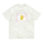 クエクエのファンシーひよこ オーガニックコットンTシャツ