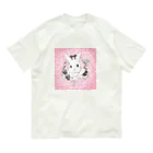 YumikoS_art369のうさちゃんのお気に入り オーガニックコットンTシャツ