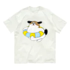 マツバラのもじゃまるうきわ Organic Cotton T-Shirt