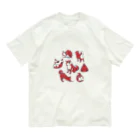 IZANAMI by Akane Yabushitaの【日本レトロ#18】柴犬 Organic Cotton T-Shirt