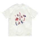 IZANAMI by Akane Yabushitaの【日本レトロ#27】金魚 Organic Cotton T-Shirt