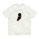 SUIMINグッズのお店の【中】赤いビキニのねこ Organic Cotton T-Shirt