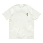 SUIMINグッズのお店の【小】玉子の握り寿司をのんびり運ぶねこ Organic Cotton T-Shirt