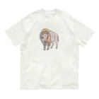 つまき♪のアメリカバイソンさん Organic Cotton T-Shirt