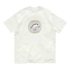 エダマメトイチのトリオ ザ ストライプ pompon-B 大 Organic Cotton T-Shirt