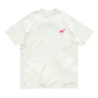 FENICOTTERO〔フェニコッテロ〕のピンクフラミンゴ オーガニックコットンTシャツ