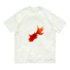 C O B I Tの金魚 オーガニックコットンTシャツ