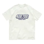 036（オサム）@南阿佐ヶ谷麻雀部の【麻雀】400700（青文字） オーガニックコットンTシャツ