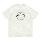 エダマメトイチ雑貨店のI love birds A  オーガニックコットンTシャツ