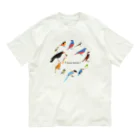 エダマメトイチ雑貨店のI love birds A 大 オーガニックコットンTシャツ