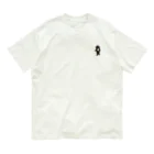 SUIMINグッズのお店の【小】ソフトクリームを急ぎめに運ぶねこ Organic Cotton T-Shirt