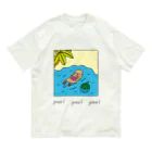 Futakawa Mayuのグッズショップのpool ラッコ Organic Cotton T-Shirt