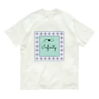 one_momentの柄フレーム Organic Cotton T-Shirt