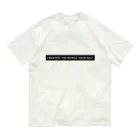 sappori BLOGのcreative the world your self:(黒) オーガニックコットンTシャツ