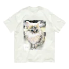 萩岩睦美のグッズショップのオーガニックコットンT　ペネロペ Organic Cotton T-Shirt