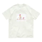 ワラビネーゼのお店やさんのトゥシューズを履く時は真剣 Organic Cotton T-Shirt