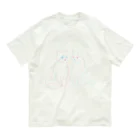 8wariのファンシーちゃんとファンシーくん オーガニックコットンTシャツ