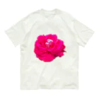 Flower Flower。の夏、祖母が育てた花。 オーガニックコットンTシャツ