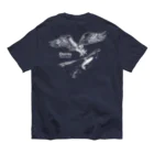 MUSEUM LAB SHOP MITの【後ろ印刷】オーガニックコットンTシャツ＊ミサゴ オーガニックコットンTシャツ