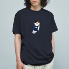 SUIMINグッズのお店の【中】スクール水着のねこ オーガニックコットンTシャツ