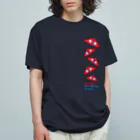 キッズモード某の赤いカイト オーガニックコットンTシャツ