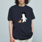 SUIMINグッズのお店の【大】忠実な海老握り オーガニックコットンTシャツ