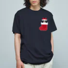 キッズモード某のボストンテリアインレッドソックス Organic Cotton T-Shirt