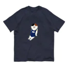 SUIMINグッズのお店の【大】スクール水着のねこ オーガニックコットンTシャツ