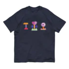 hoshi shopの花の小山 オーガニックコットンTシャツ