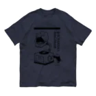 ほほらら工房 SUZURI支店のぴちくりレコーズ（オカメインコ・文鳥） Organic Cotton T-Shirt