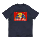 コッカースパニエルと仲間たちのお店のレトロ看板アメリカンコッカースパニエル Organic Cotton T-Shirt