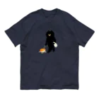 SUIMINグッズのお店の【中】平凡なサーモン握り オーガニックコットンTシャツ