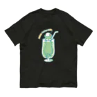 あずき缶のクリームカワウソーダ Organic Cotton T-Shirt