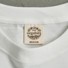 Leetamaのhave a nice time!（white） オーガニックコットンTシャツは地球環境に配慮した「オーガビッツ」のTシャツ