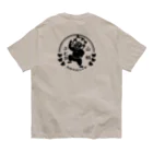 山賊ぶどうの山賊ぶどうロゴ黒 Organic Cotton T-Shirt