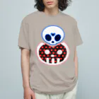 Ａ’ｚｗｏｒｋＳのどくろくんとどくろちゃん Organic Cotton T-Shirt