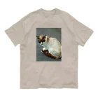 空屋　sorayakusakaの201408161744000　焦げ目の猫 Organic Cotton T-Shirt