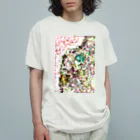 AkironBoy's_Shopの光桜に夢を見る少女 オーガニックコットンTシャツ