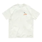 でざいん倉庫の金魚 オーガニックコットンTシャツ