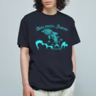 Ａ’ｚｗｏｒｋＳのドルフィンジャンプ（ブルー） Organic Cotton T-Shirt