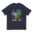 Ａ’ｚｗｏｒｋＳの宇宙人類皆兄弟 VERTICAL Organic Cotton T-Shirt