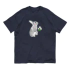 Mock’n Rollのうさぎのモックその3 純白の花を君に Organic Cotton T-Shirt