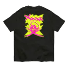 Ａ’ｚｗｏｒｋＳのRAKUGAKIXBONE PNKonYEL NEON オーガニックコットンTシャツ