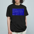 Ａ’ｚｗｏｒｋＳの一番コワいヤツ　ブルースクリーン Organic Cotton T-Shirt