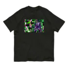 PUKE.Cの(mask) オーガニックコットンTシャツ