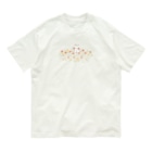 ＊momochy shop＊のお花畑とうさぎ Organic Cotton T-Shirt