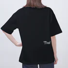 ピノとチロルのグッズ屋さんのTirolロゴ(黒） Oversized T-Shirt